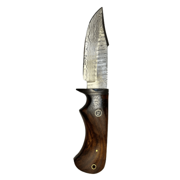 Charleston Fixed Blade Damascus Knife | Handcrafted by Country Roads Knife - Image 2
