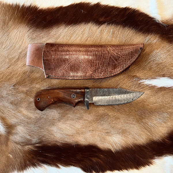 Charleston Fixed Blade Damascus Knife | Handcrafted by Country Roads Knife - Image 5