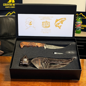 Alaskan Huntington Fixed Blade Knife | Handcrafted Collector Knife by Country Roads Knife