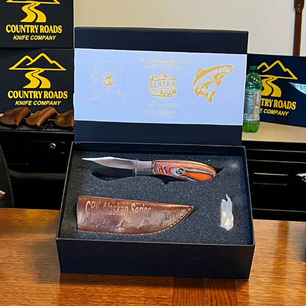 Alaskan Weston Fixed Blade Knife | Handcrafted Collector Knife by Country Roads Knife